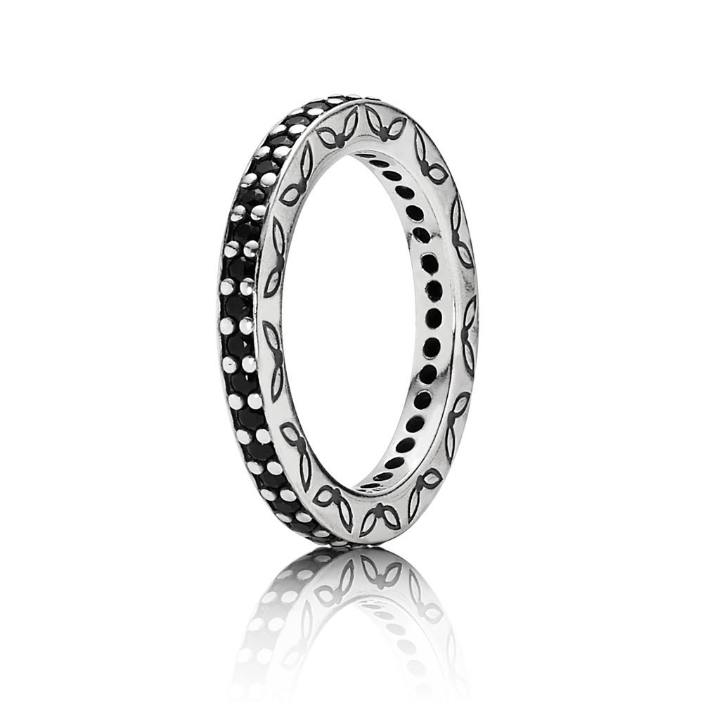 Pandora Eternity Black Crystal Ring