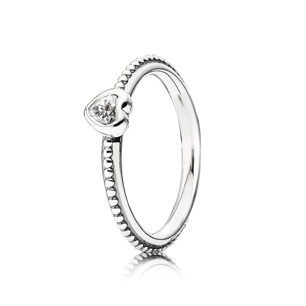 Pandora One Love Clear Cz Ring