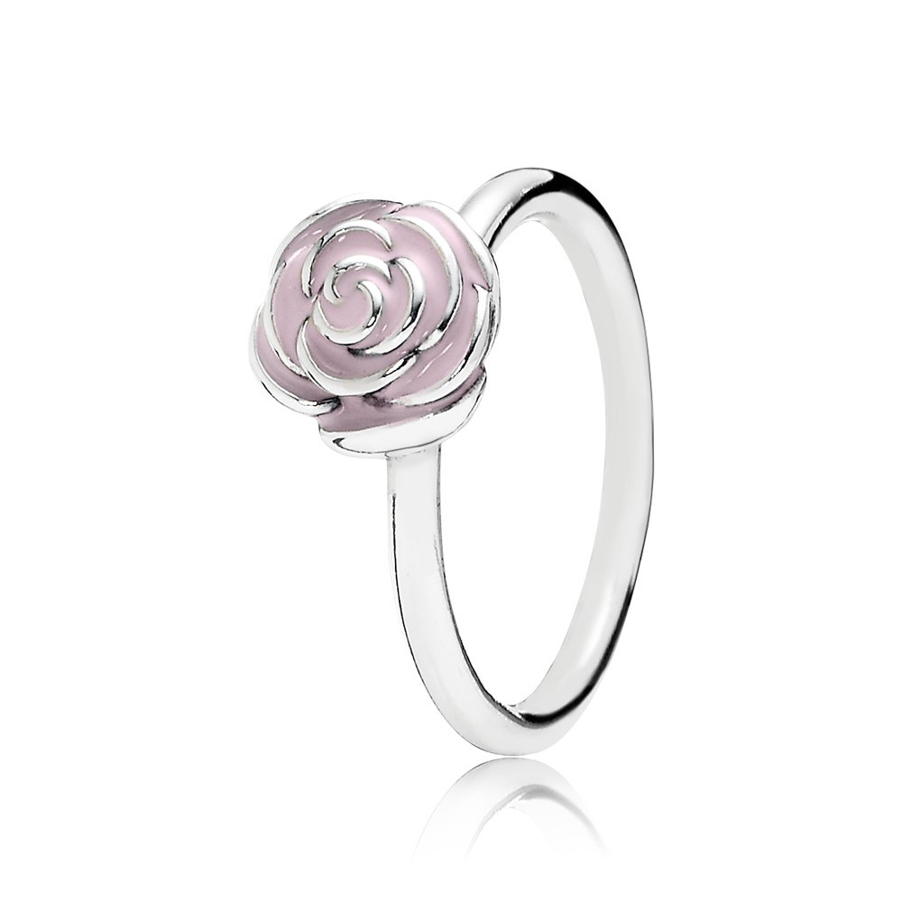 Pandora Rose Garden Pink Enamel Ring