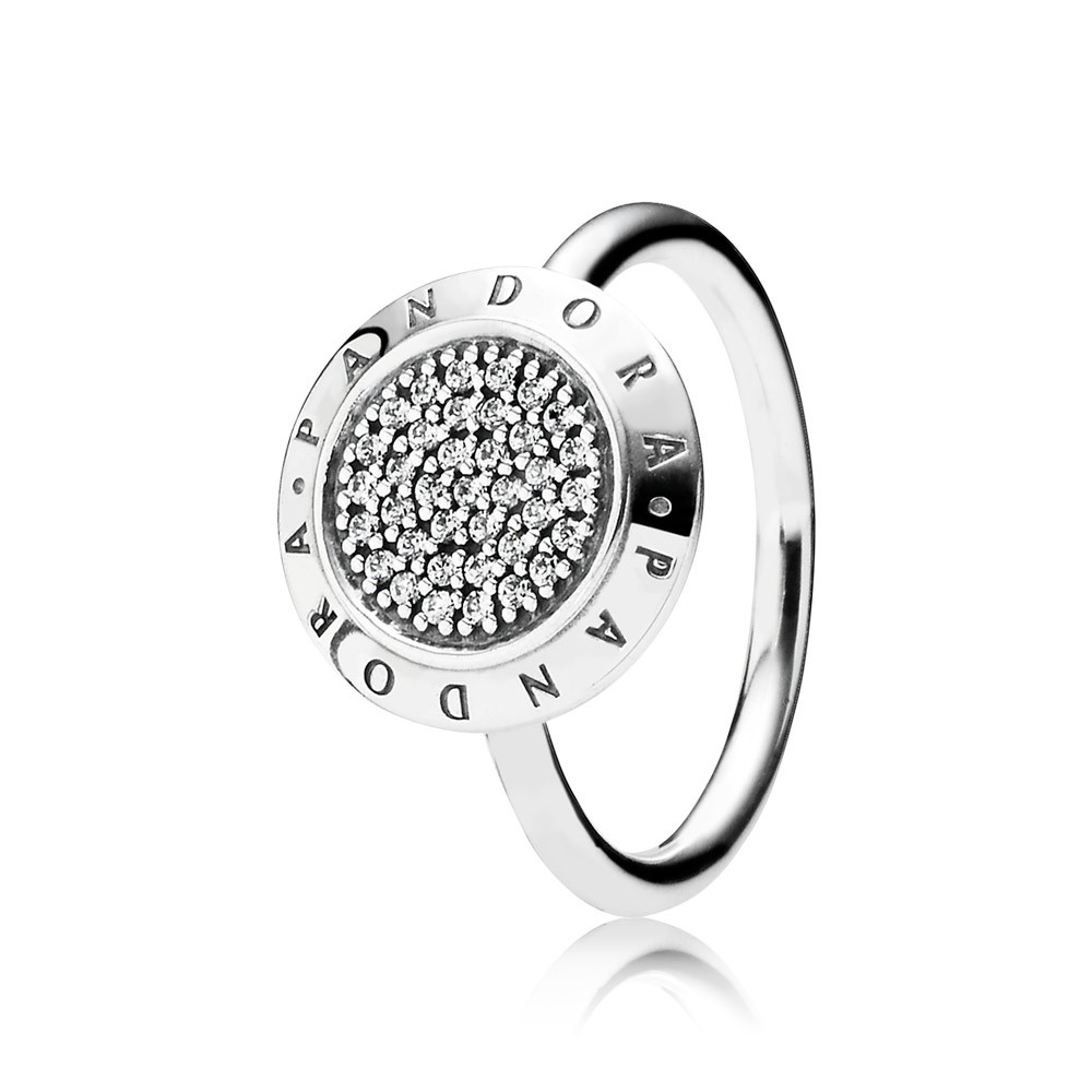 Pandora Silver Ring With Cubic Zirconia