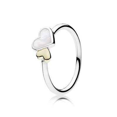 Pandora Luminous Hearts Ring