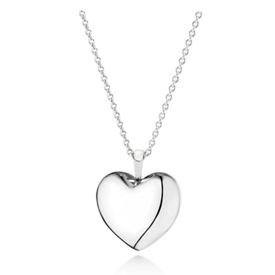 Pandora Heart silver pendant with cubic zirconia