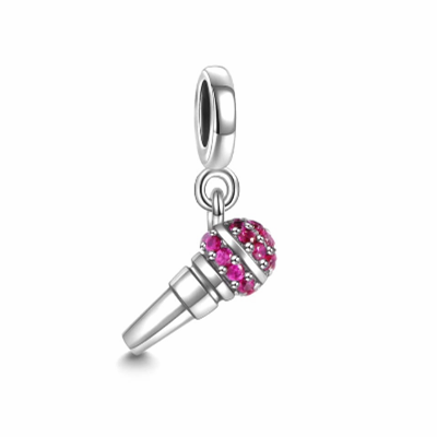 Pandora Microphone Dangle Charms