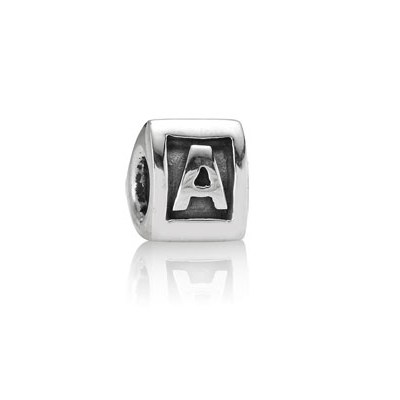 Pandora Alphabet Charm A Silver