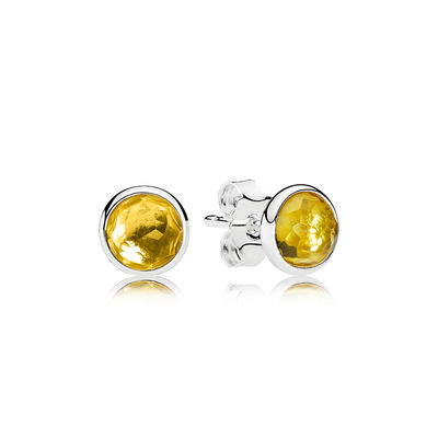 Pandora November Droplets Earring Studs