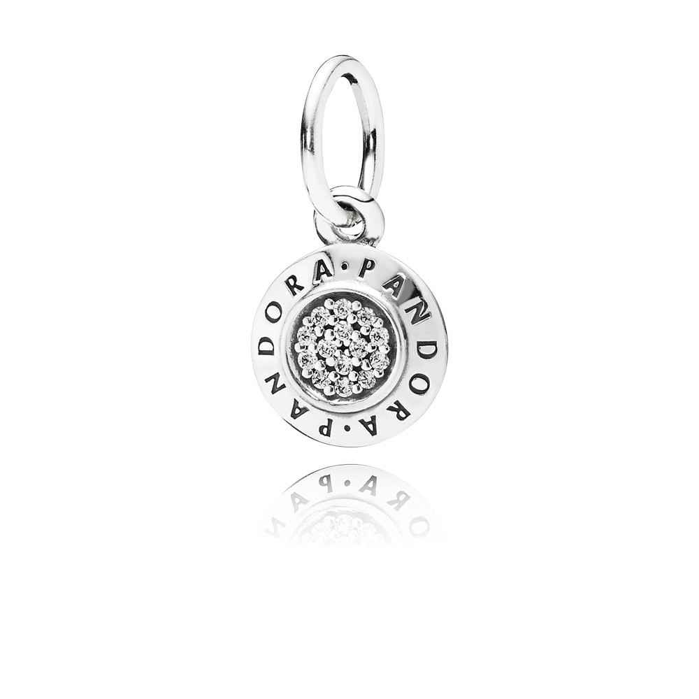 Pandora Silver Pendant With Cubic Zirconia