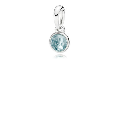 Pandora March Droplet Necklace Pendant