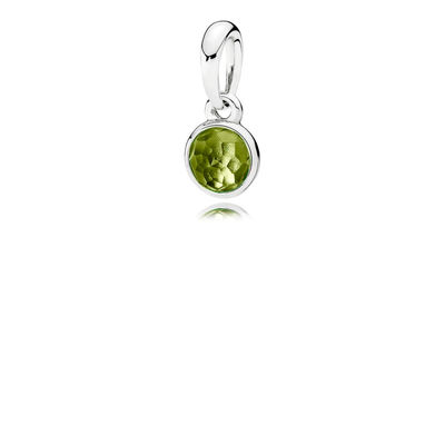 Pandora August Droplet Necklace Pendant