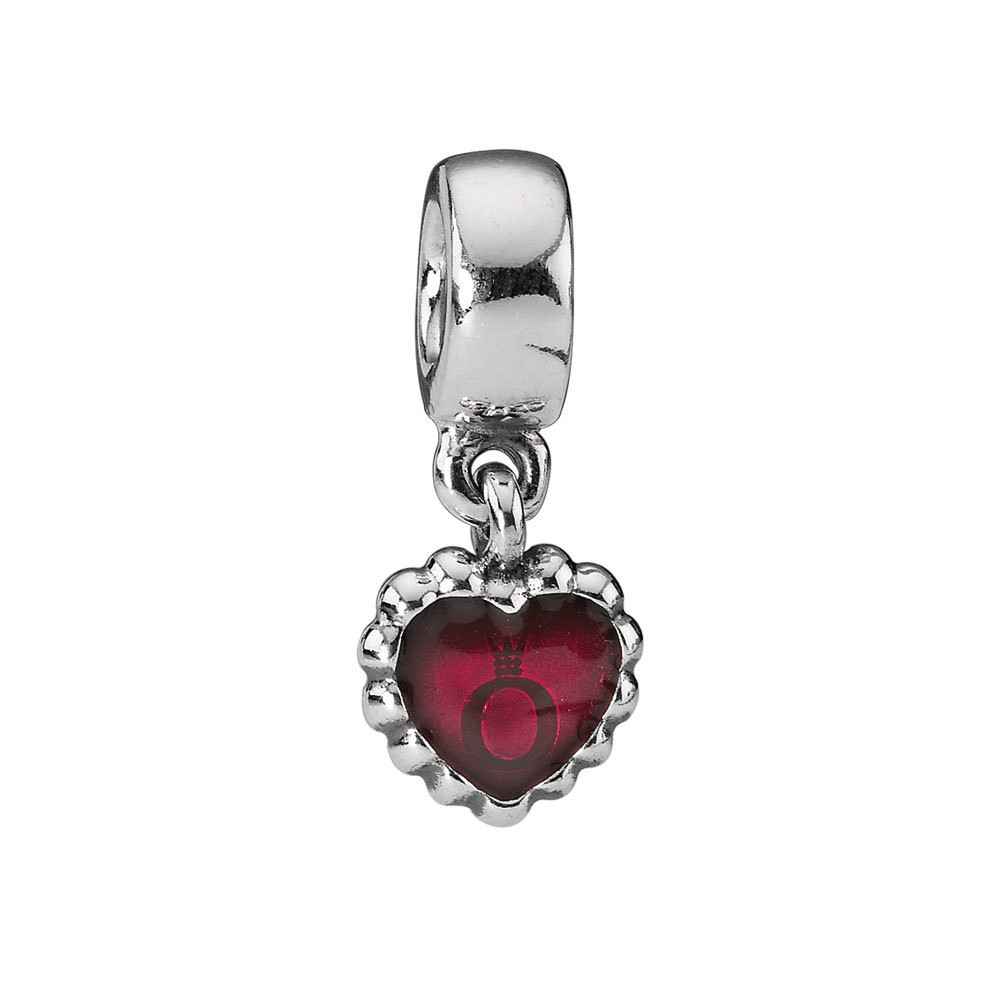 Pandora forever fuchsia enamel Charm