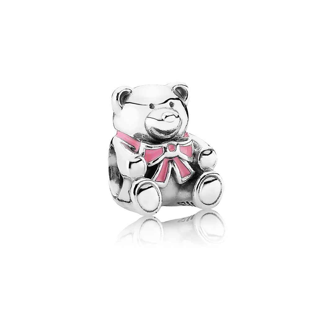 Pandora It a girl pink enamel Charm