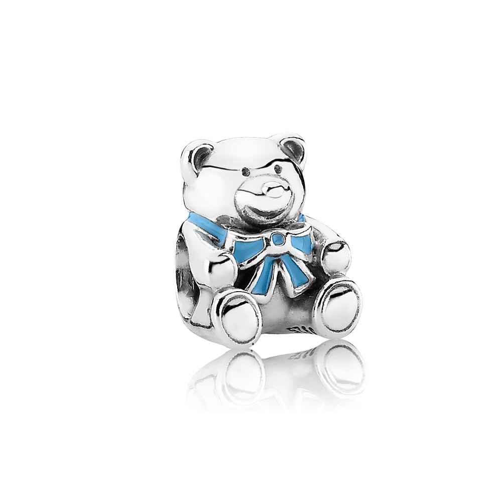 Pandora It a boy blue enamel Charm