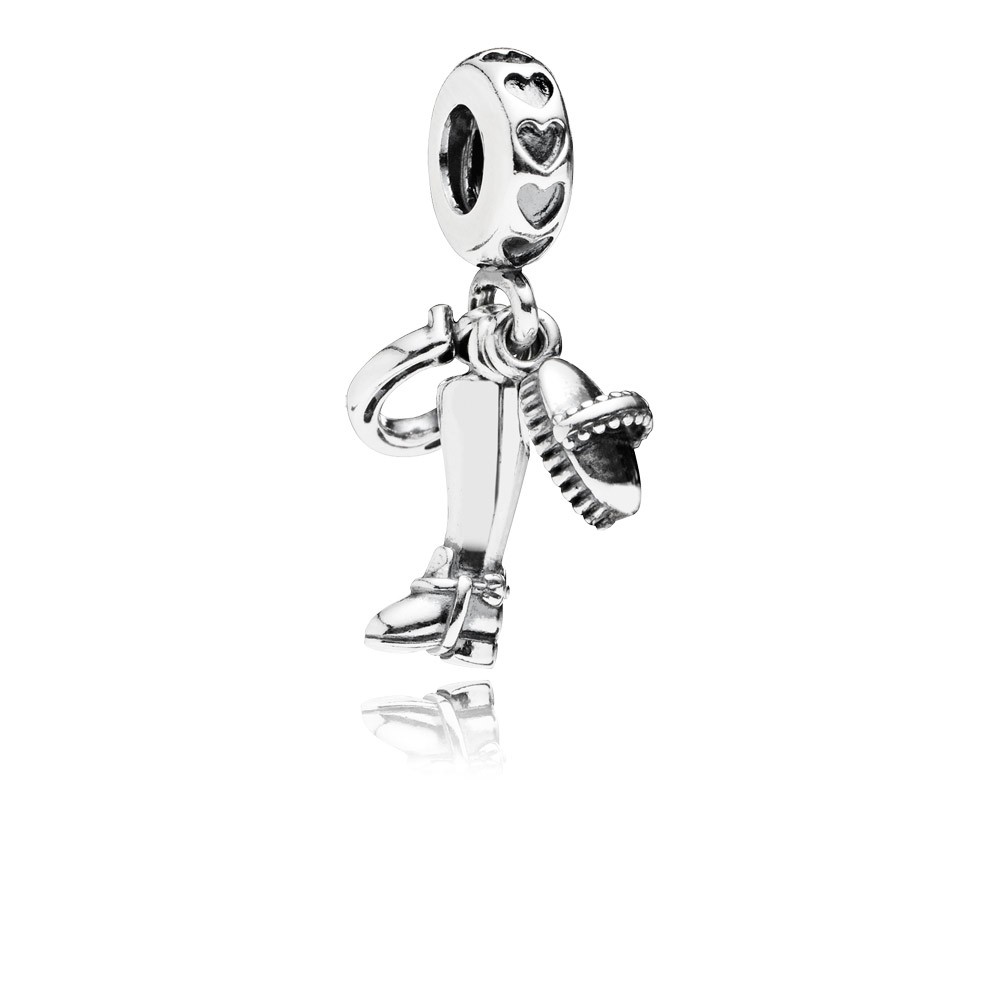 Pandora Equestrian Silver Dangle