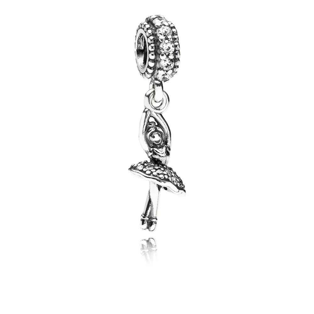 Pandora Ballerina clear cz Charm