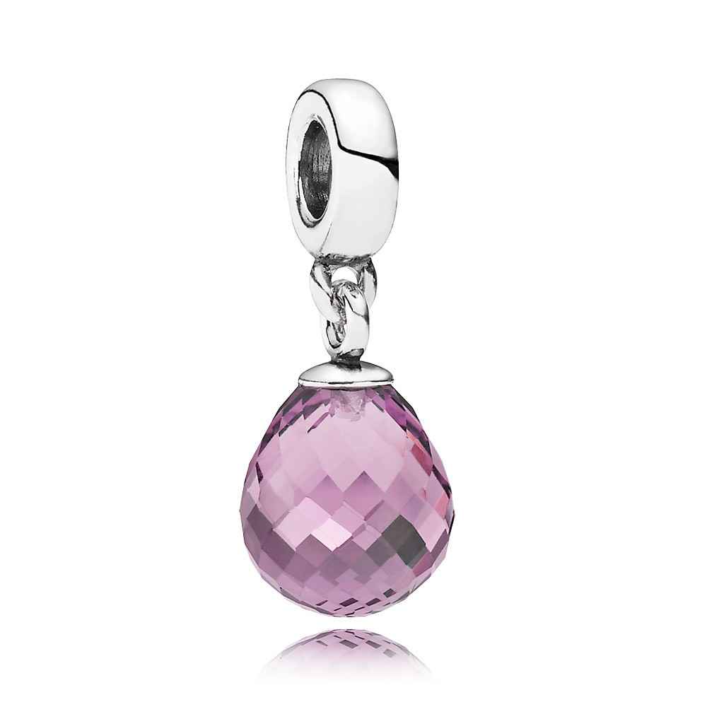 Pandora Faceted beauty purple Murano glass Charm