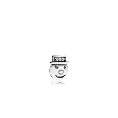 Pandora Happy Snowman Petite Locket Charm