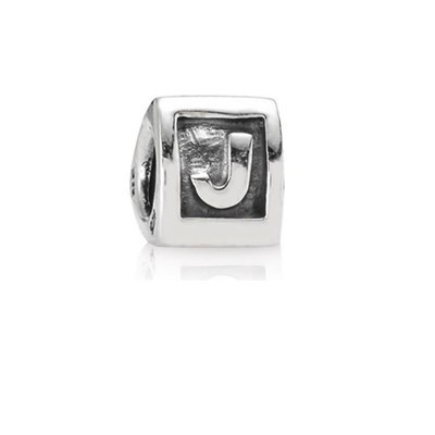 Pandora Alphabet Charm J Silver