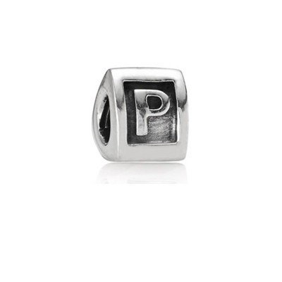 Pandora Alphabet Charm P Silver