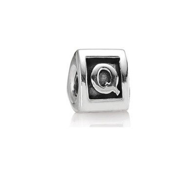 Pandora Alphabet Charm Q Silver