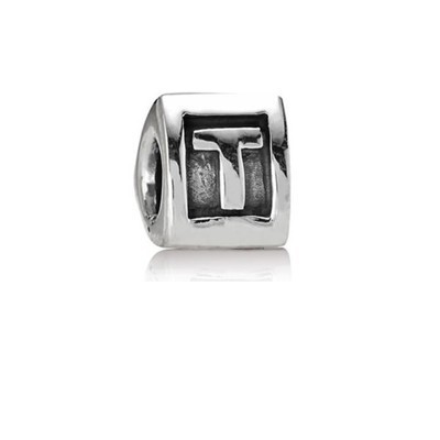 Pandora Alphabet Charm T Silver