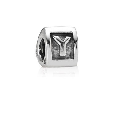 Pandora Alphabet Charm Y Silver