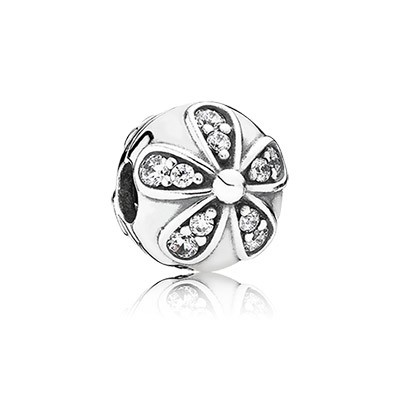 Pandora Dazzling Daisies with Clear CZ Clip