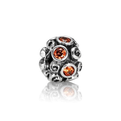 Pandora Orange Primrose Path Charm