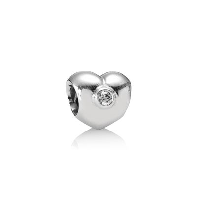 Pandora Clear Heart Charm