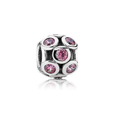 Pandora Whimsical Lights with Pink CZ Charm