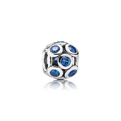 Pandora Whimsical Lights with Blue CZ Openwork Charm