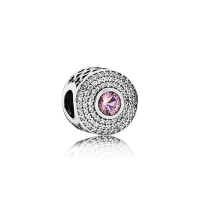 Pandora Radiant Splendor with Blush Pink Crystal and Clear CZ Ch