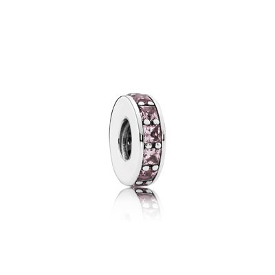 Pandora Eternity with Blush Pink Crystal Spacer