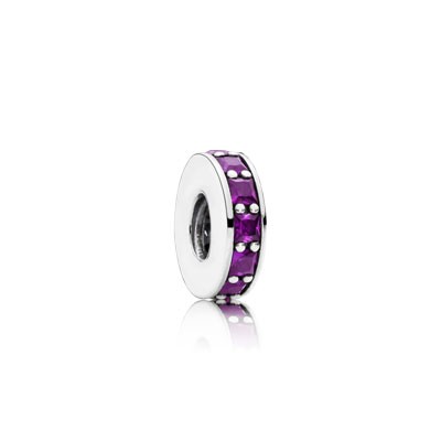 Pandora Eternity with Royal Purple Crystal Spacer