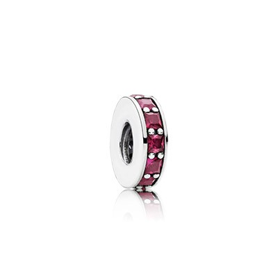 Pandora Eternity with Synthetic Ruby Spacer