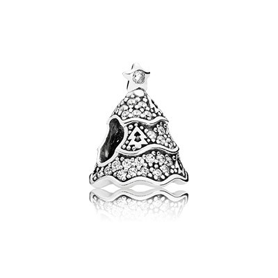 Pandora Twinkling Christmas Tree With Clear CZ Charm