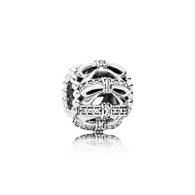 Pandora Shimmering Sentiments With Clear CZ Charm