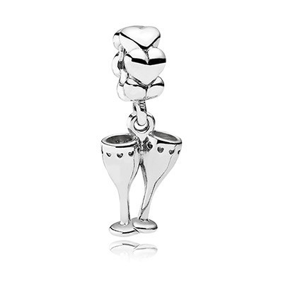 Pandora Cheers Pendant Charm Silver