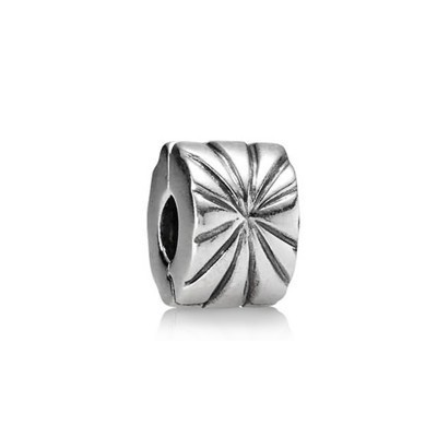 Pandora Clip Charm Sunburst Silver