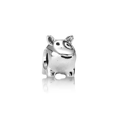 Pandora Cute Cartoon Animal Thread Charm Silver