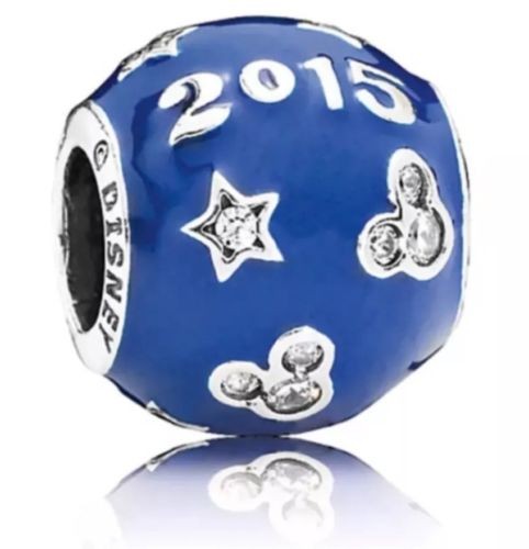 Pandora Disney Park Exclusive 2015 Edition Mickey Blue Silver Be