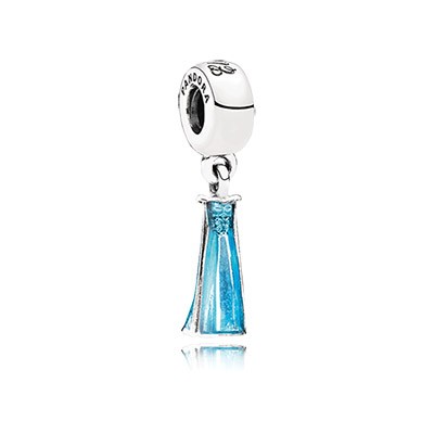 Pandora Silver Disney Disneyland Elsa Dress Snow Queen Frozen Charm