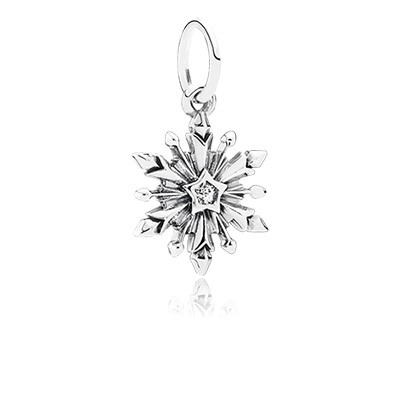 Pandora Silver Disney Frozen Snowflake Dangle Charm