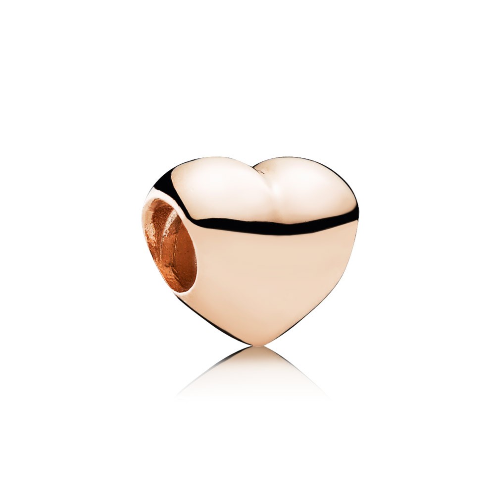 Pandora Rose gold plated Big Heart Charm