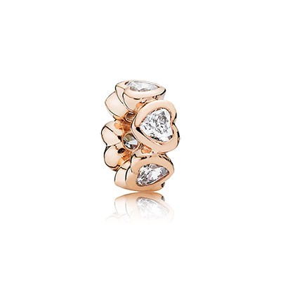 Pandora Rose Space In My Heart with Clear CZ Spacer