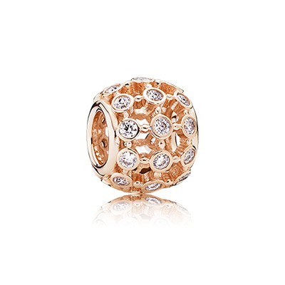 Pandora Rose In The Spotlight with Clear CZ Charm