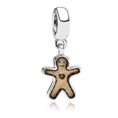 Pandora Gingerbread Man Charms