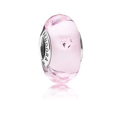 Pandora Pink hearts pink cz