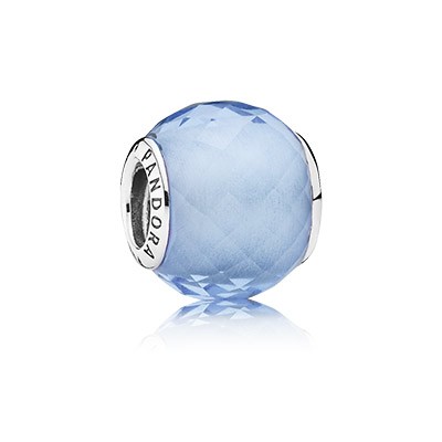 Pandora Petite Facets Synthetic Blue Quartz