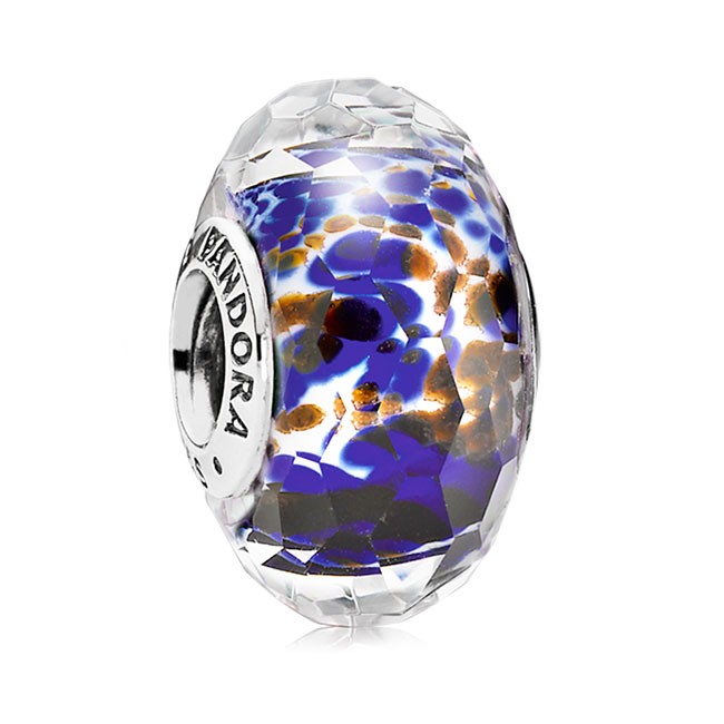 Pandora Blue Sea Glass Fascinating Charm