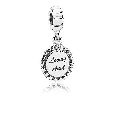 Pandora Loving Aunt with Clear CZ Dangle