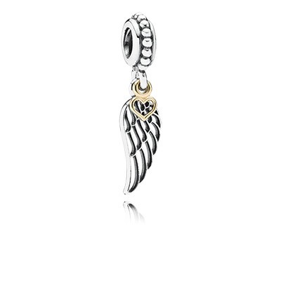 Pandora Love and Guidance Wing with 14K Dangle